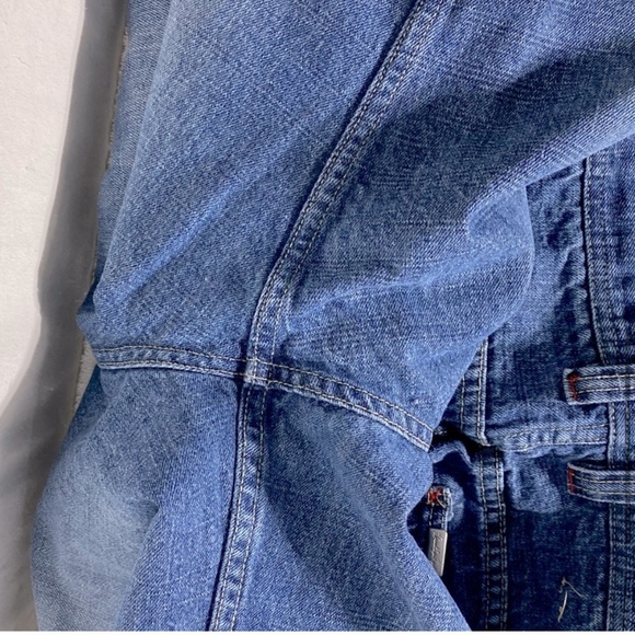 Vintage Brooklyn Xpress Wide Leg Denim jean Shorts 35 - Picture 7 of 11